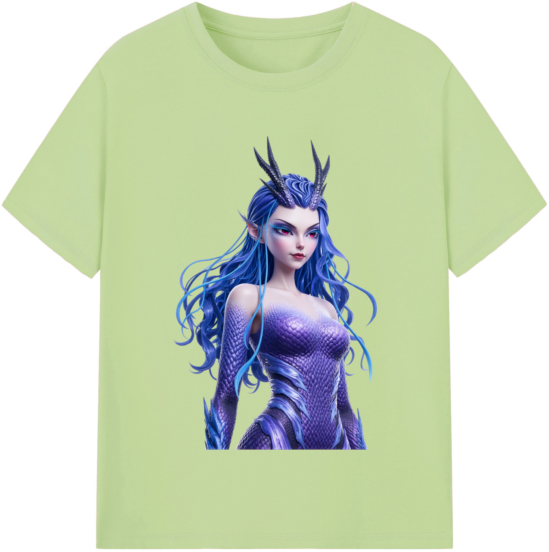 （画像用） Ne Zha 2 ナタ 魔童の大暴れ 綿100％半袖Tシャツ（フロントプリント）